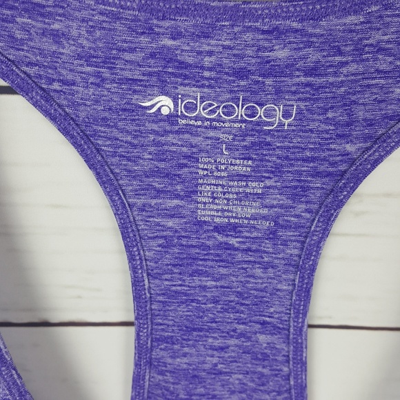 Rapidry Heathered Racerback Performance Tank Top - Picture 5 of 6